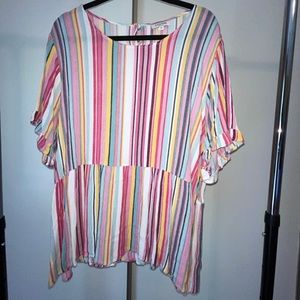 Chic Soul Curious Minds Striped Top